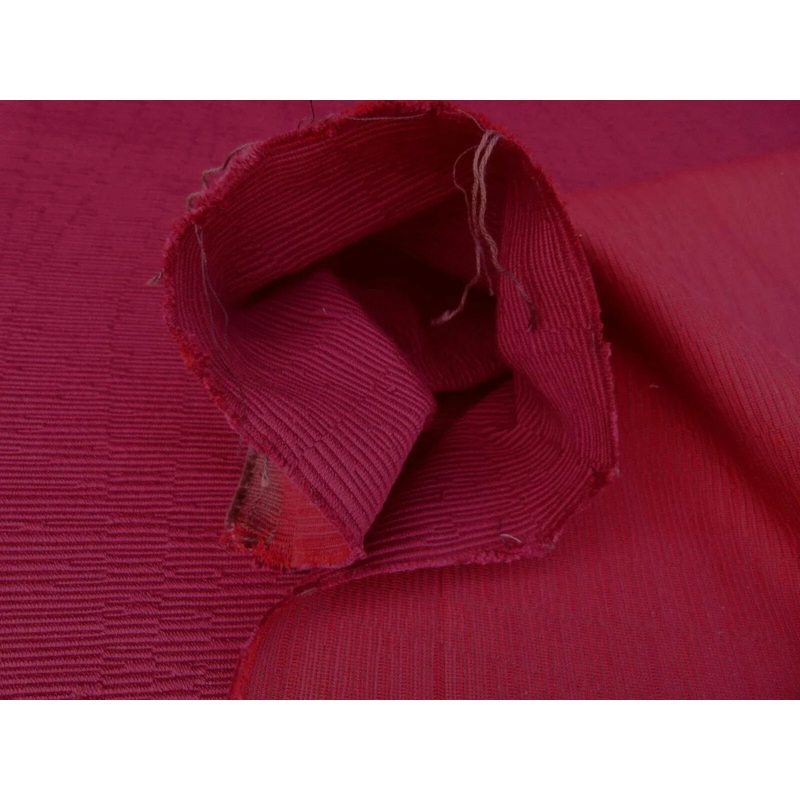 Scalamandre Casse Ottoman Ruby Dark Red Heavy Cotton MSRP USD 178/Yd