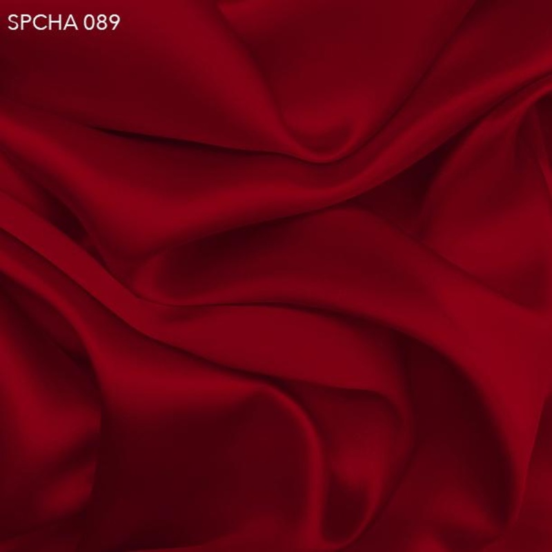 Silk Charmeuse - Brick Red