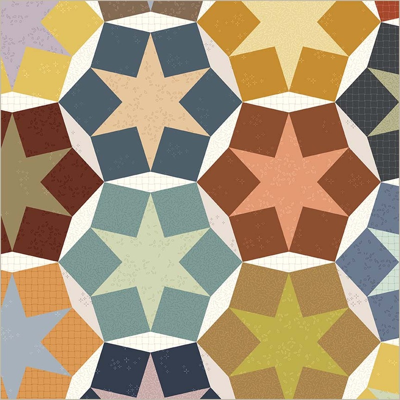 108" Quilt Back Whistler Studios 55066DW-1 Dawn Stellar Cotton
