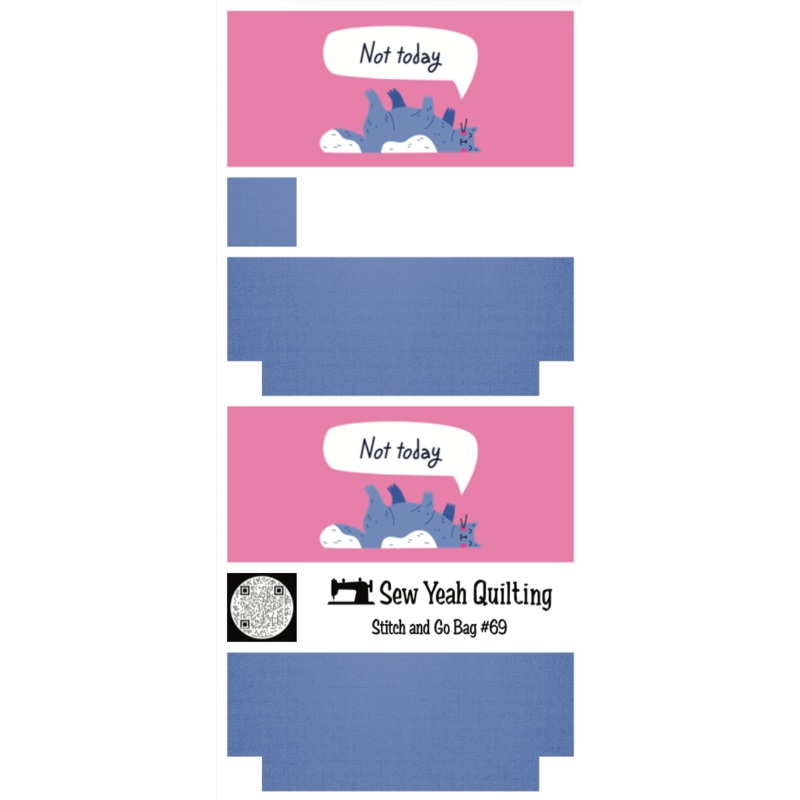 Stitch & Go Bag #69 - Not Today Cat