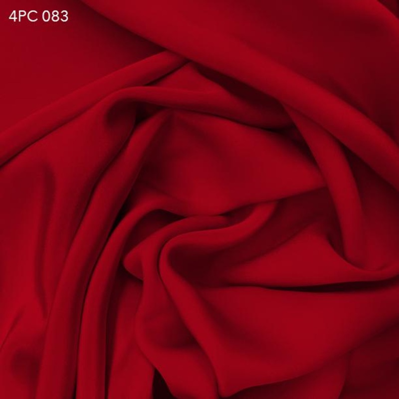 4 Ply Silk Crepe - Cranberry Red