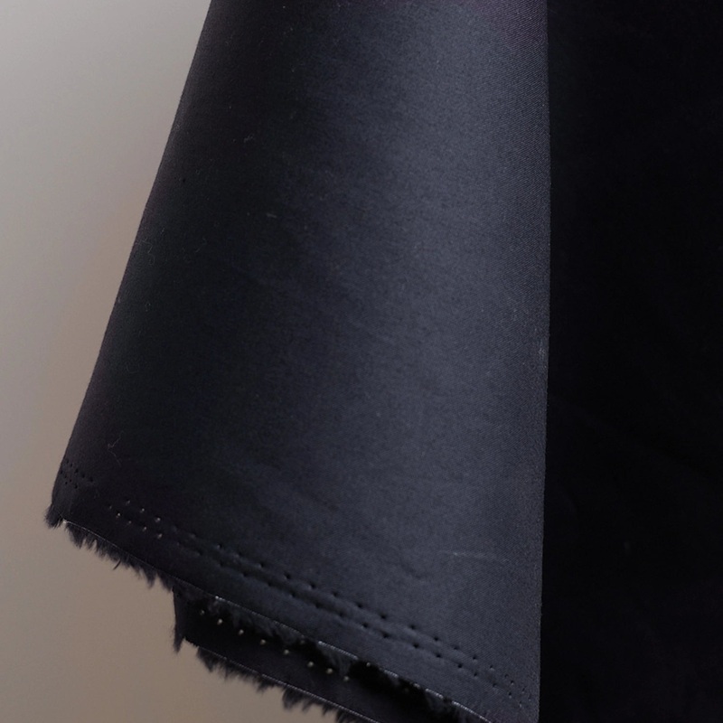 Atelier Brunette, Water Repellent Cotton Gabardine, "Deep Charcoal" Fabric, 1/4 yard