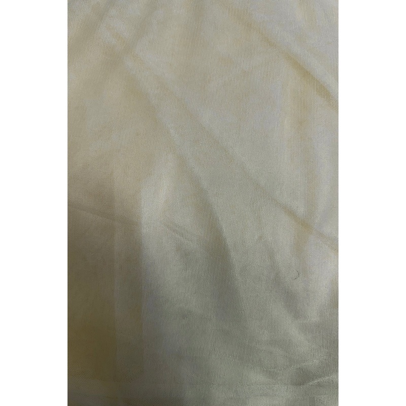 Beige Silk Tulle