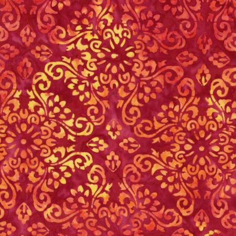 RB Batiks Swirl the Rainbow Salsa