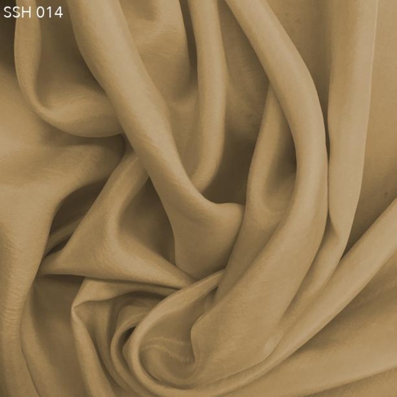 Silk Habotai (China Silk) - Biscotti Brown