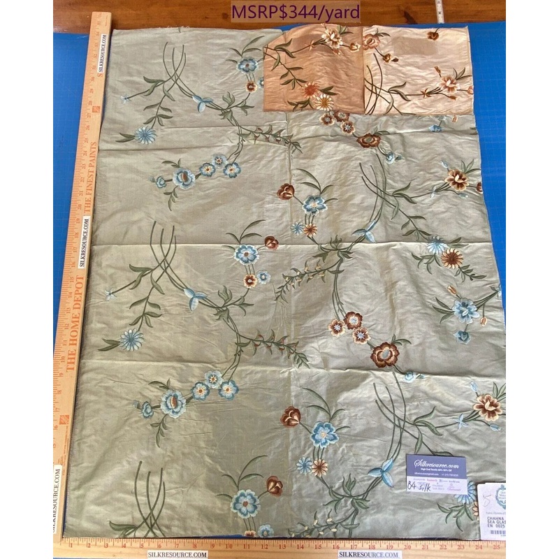 4d Berkbox4 Scalamandre Silk Square Chahna Sea Glass