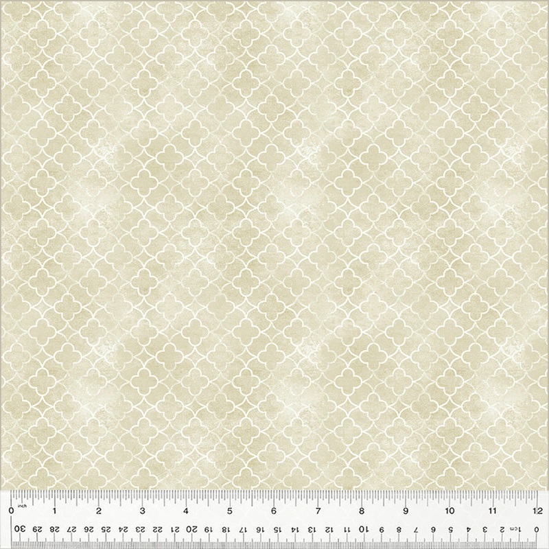 Blake Whistler Studios 53665-6 Pearl Quatrefoil Cotton