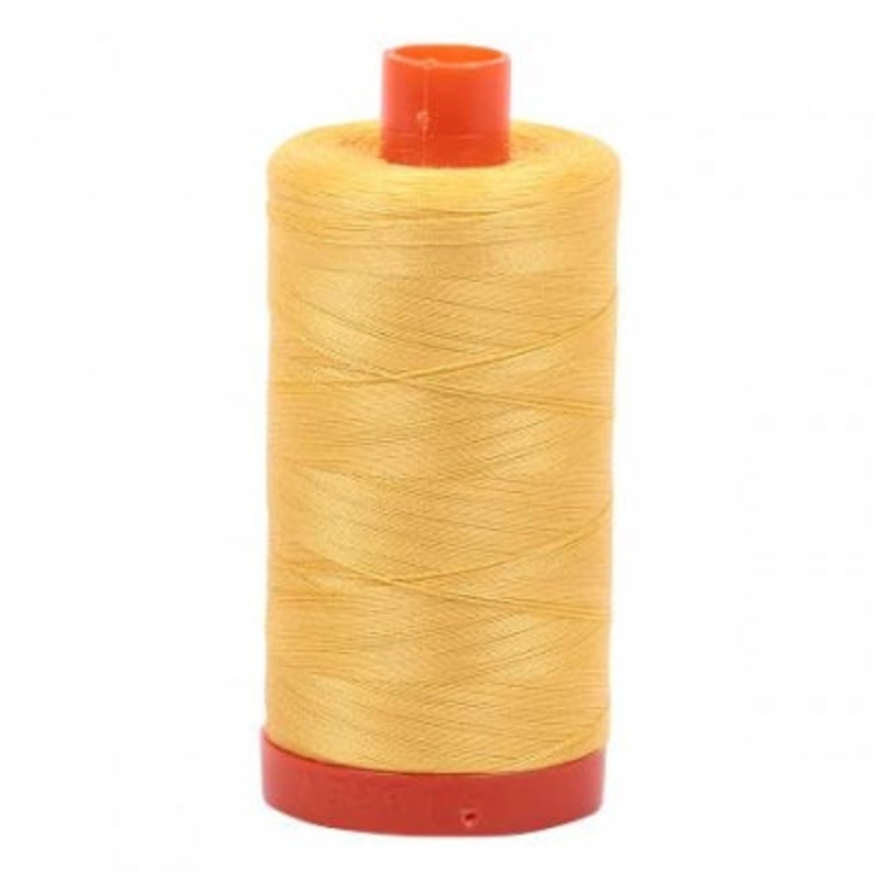 Aurifil 50 wt. 1422 yds. Cotton Thread - Pale Yellow