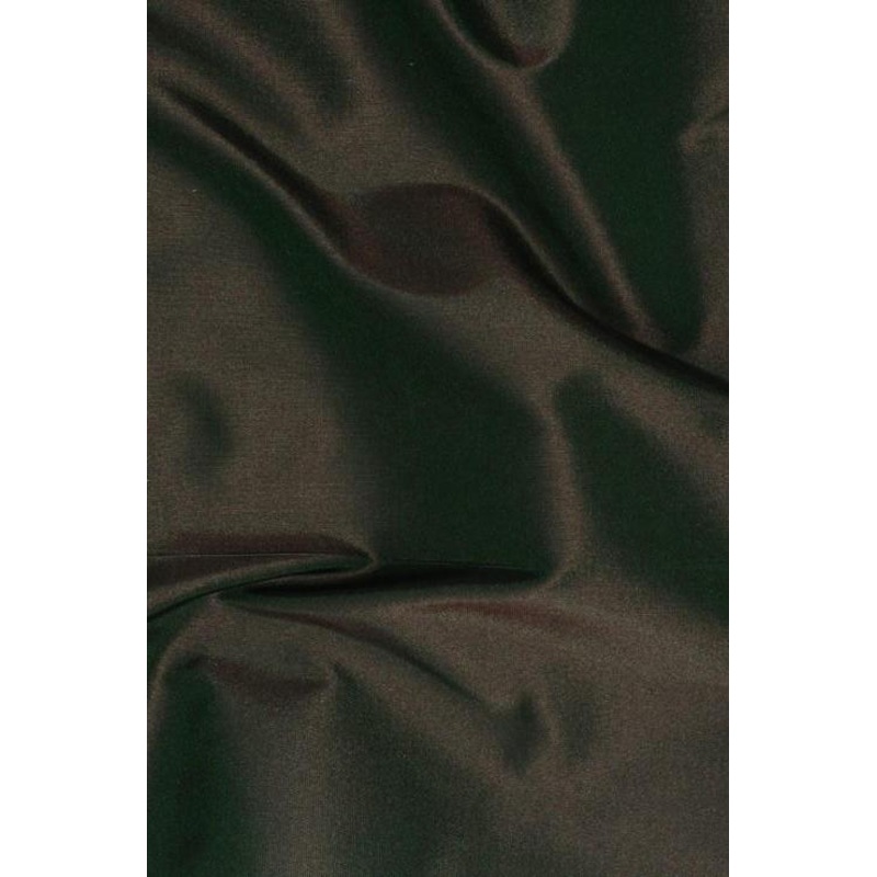 Bitter Chocolate Taffeta Silk Fabric