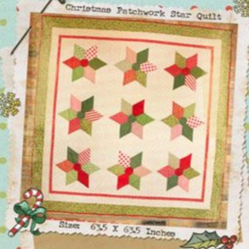 Christmas Patchwork Star Quilt