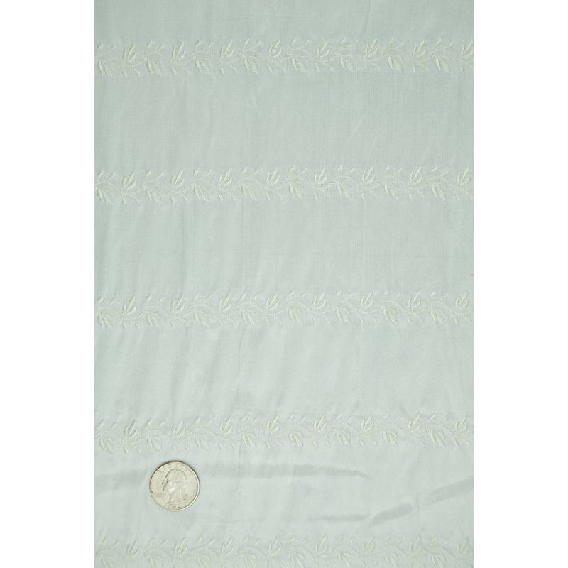 Embroidered Dupioni Silk MED-119/18 Fabric