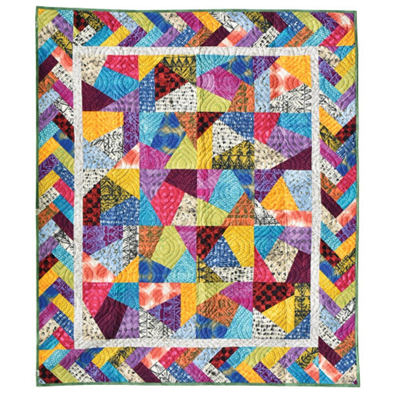 Random Thoughts Marcia Derse 53113DQT-X Multi 20 Fat Quarter Digital Quilit Top Cotton