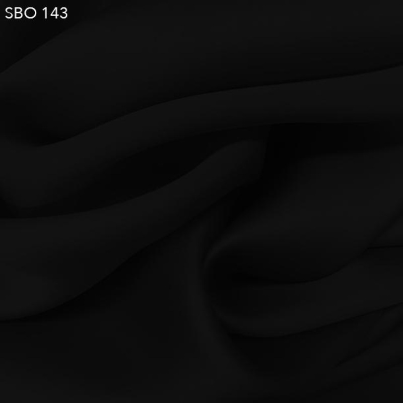 Satin Faced Organza - Black