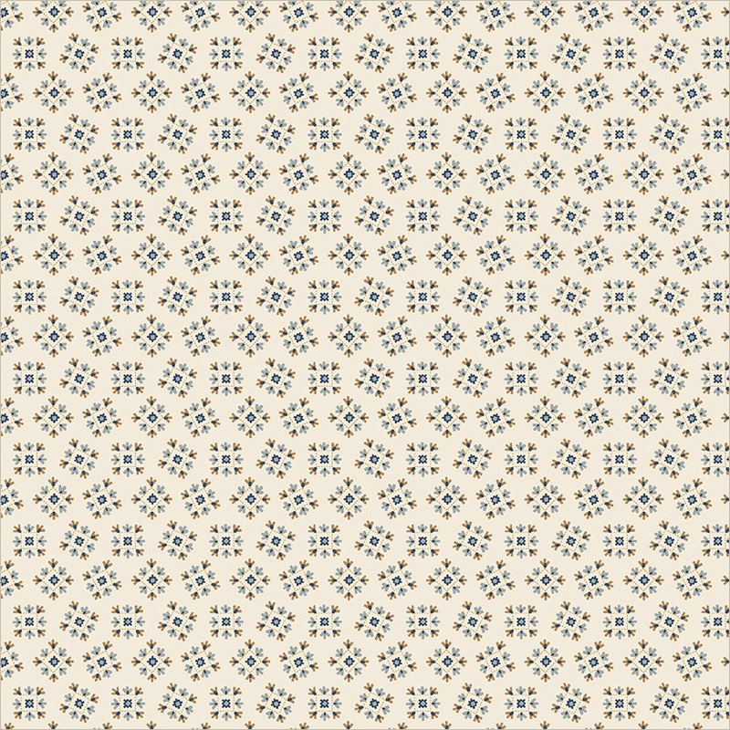 Thistle & Twine Whistler Studios 55695-1 Ivory Foulard Cotton