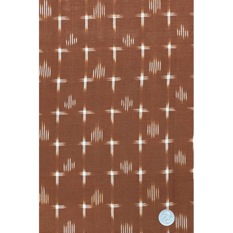 Toffee 13 Cotton Ikat