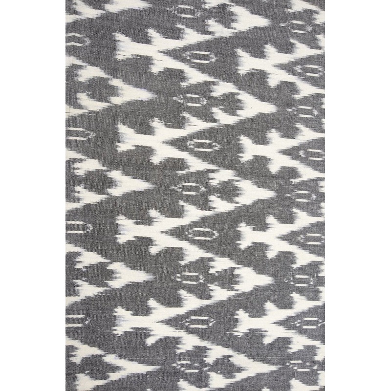 Black 104 Cotton Ikat