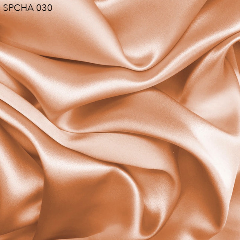 Silk Charmeuse - Nude Orange
