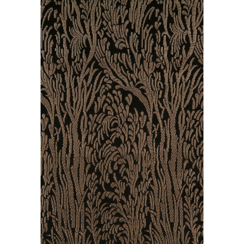 Black Gold Silk Brocade 532 Fabric