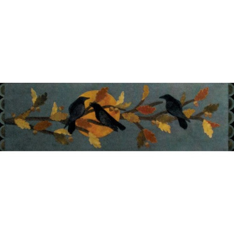 Crane Design - Traditional Wool Expressions - Moonshine