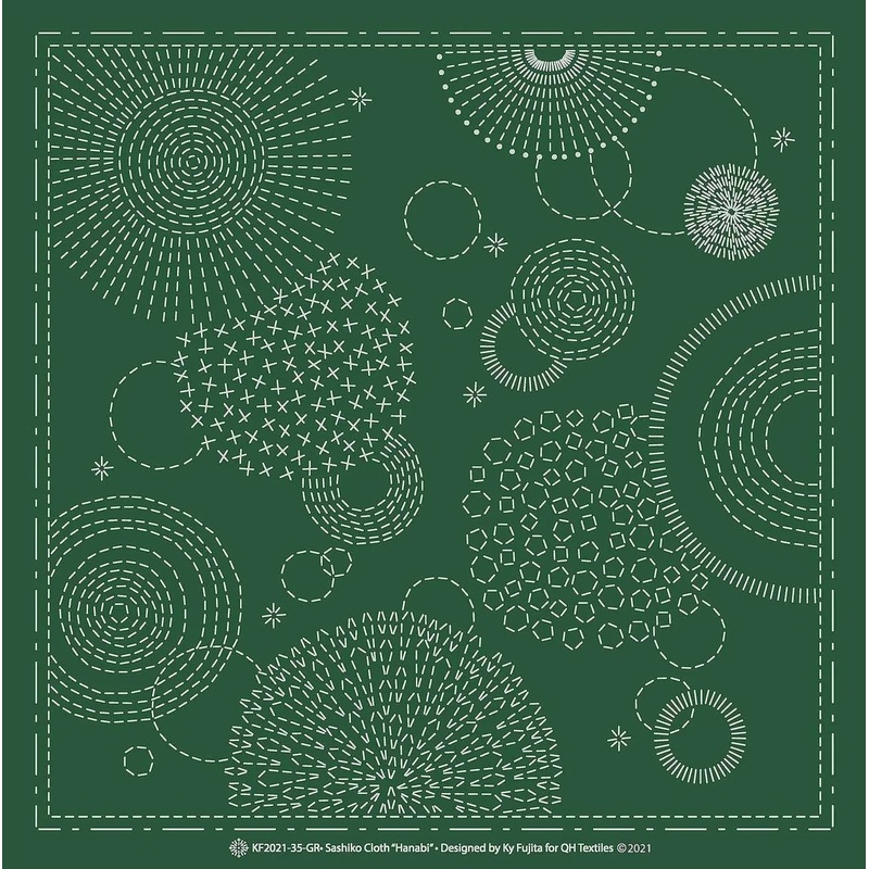 Sashiko Cloth HanabiGR