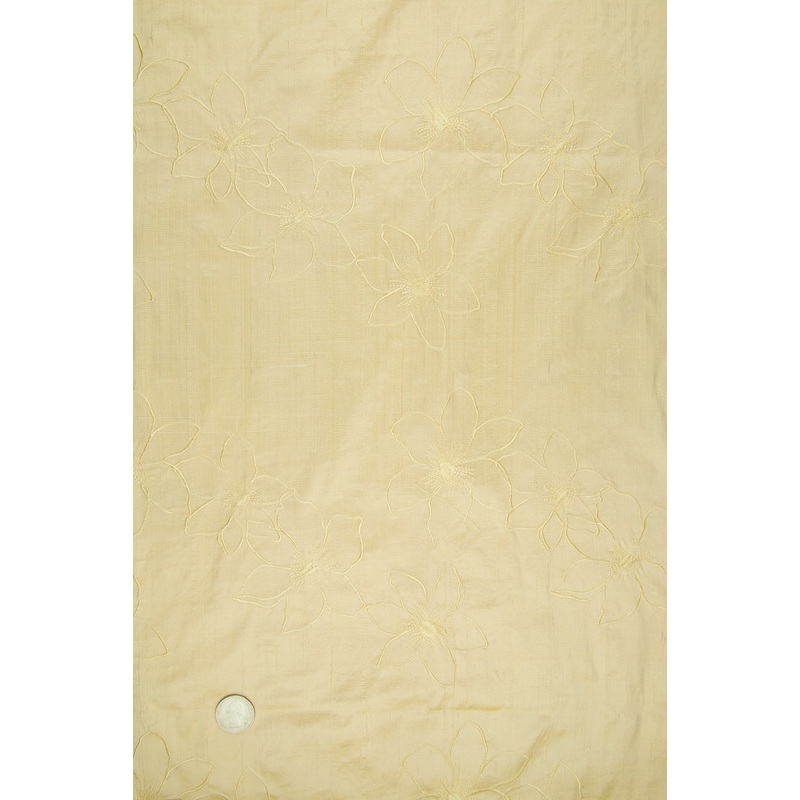 Embroidered Dupioni Silk MED-138/1 Fabric