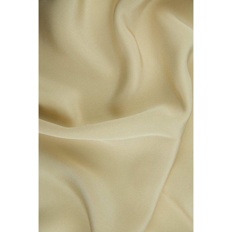 Wheat Silk 4-Ply Crepe Fabric