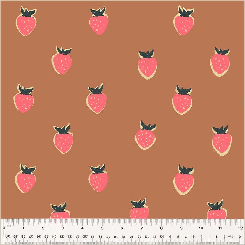 108" Quilt Back Heather Ross 54544W-1DES Wild Rose Berry Cotton
