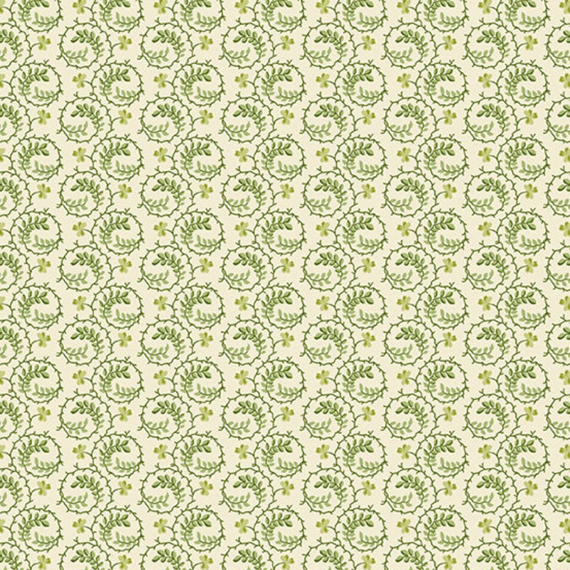 Shamrock Swirl | White