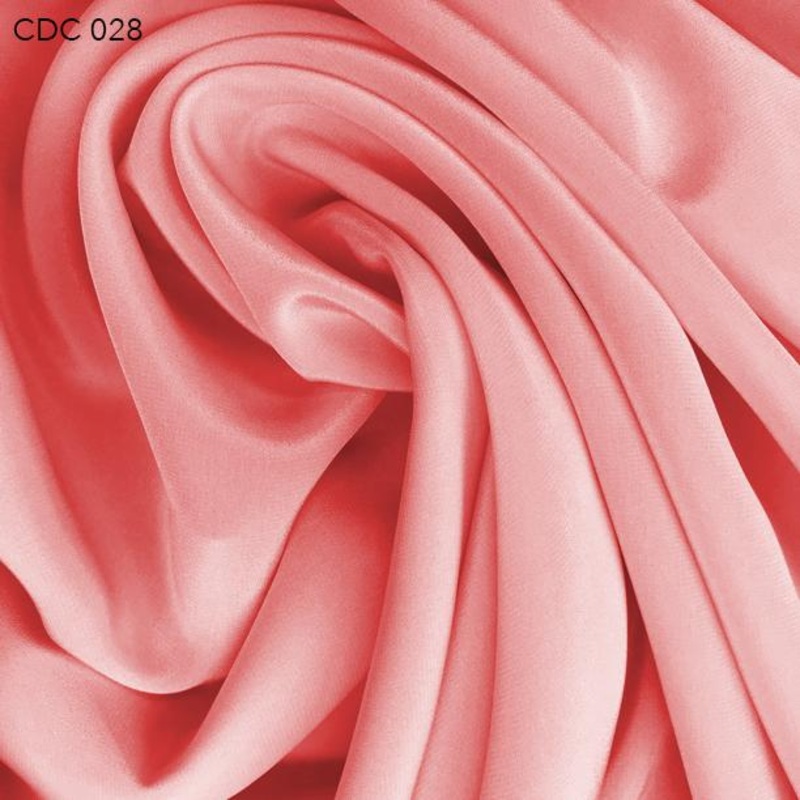 Silk Crepe de Chine - Misty Pink