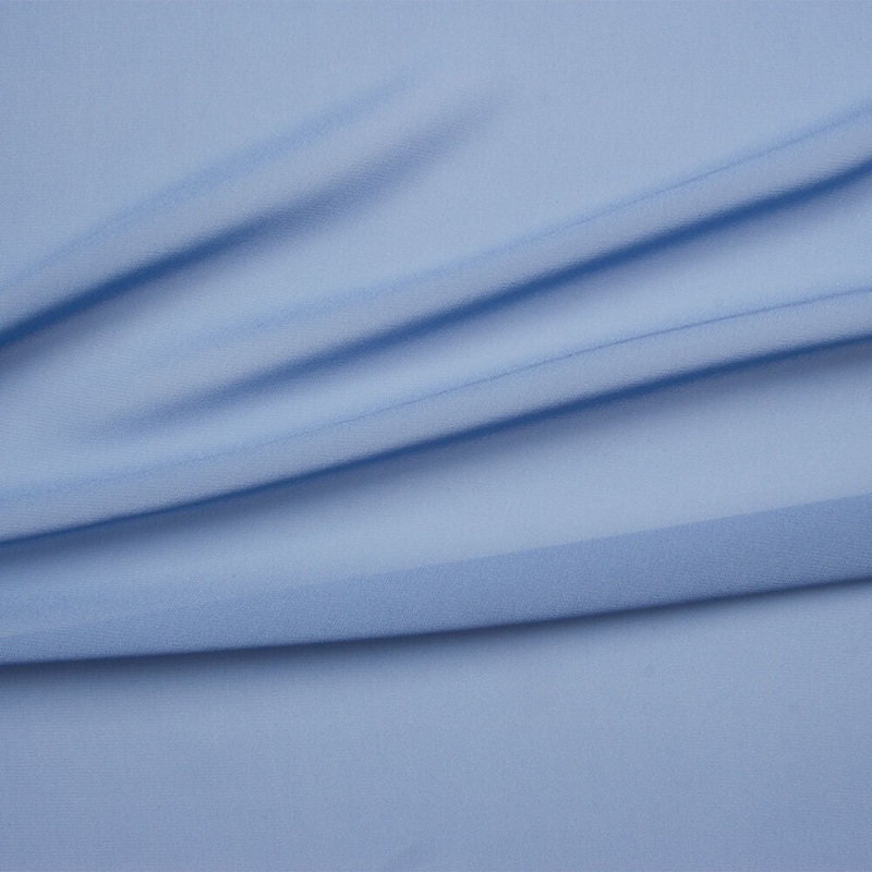 Sky Blue Silk Georgette
