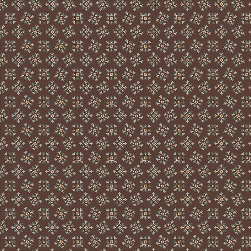 Thistle & Twine Whistler Studios 55695-3 Espresso Foulard Cotton