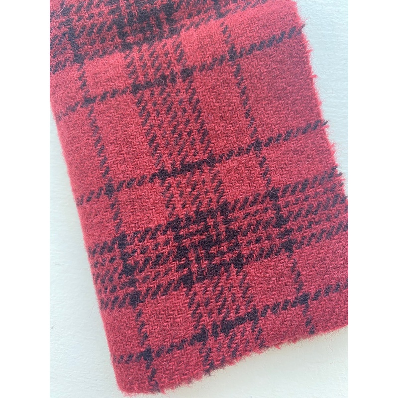 Wool Cut - Medium - Dark Red Plaid