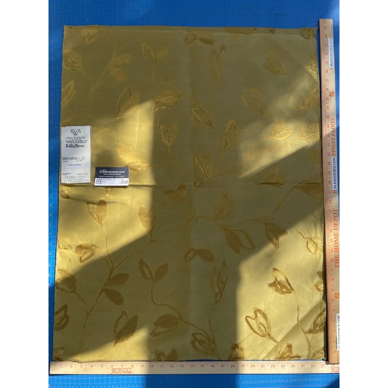 13 Berkbox5 Scalamandre Silk Square Maharajah Antique Gold