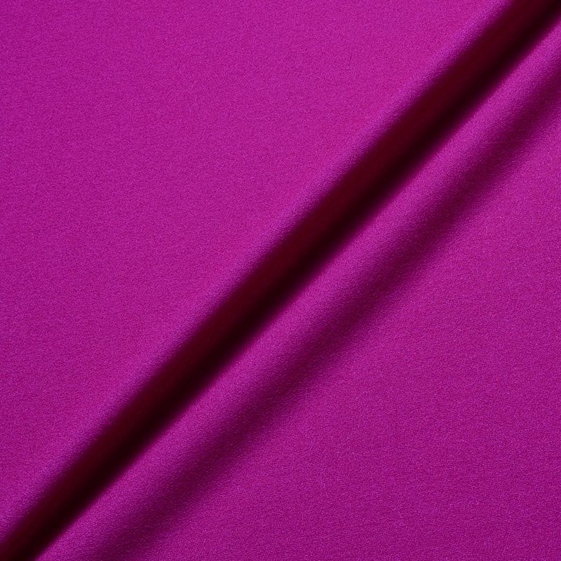 Bright Magenta Single Wool Crpe