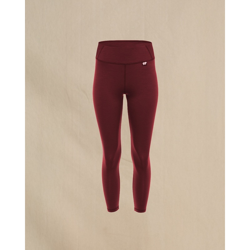 Women's Nuyarn Merino Wool 7/8 Tech Baselayer Pant 2.0 Black
