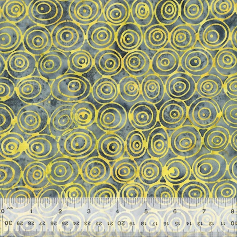 Yellowjackets Anthology Fabrics 2839Q-X Bumble Targets Batik Cotton